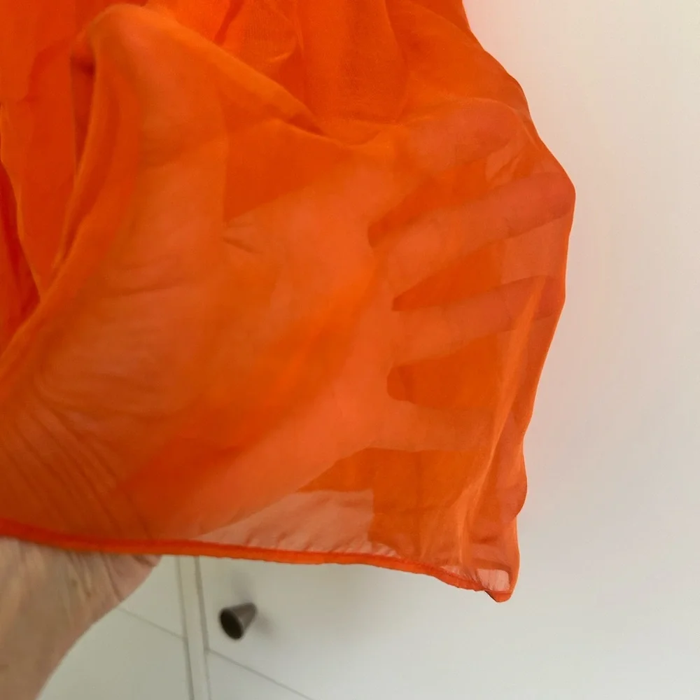 RARE Colorblock silk dress Laundry by design Shelli Segal NWT sz 4 - Picture 7 of 7